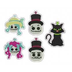 Stickserie - Spooky Friends Anhänger